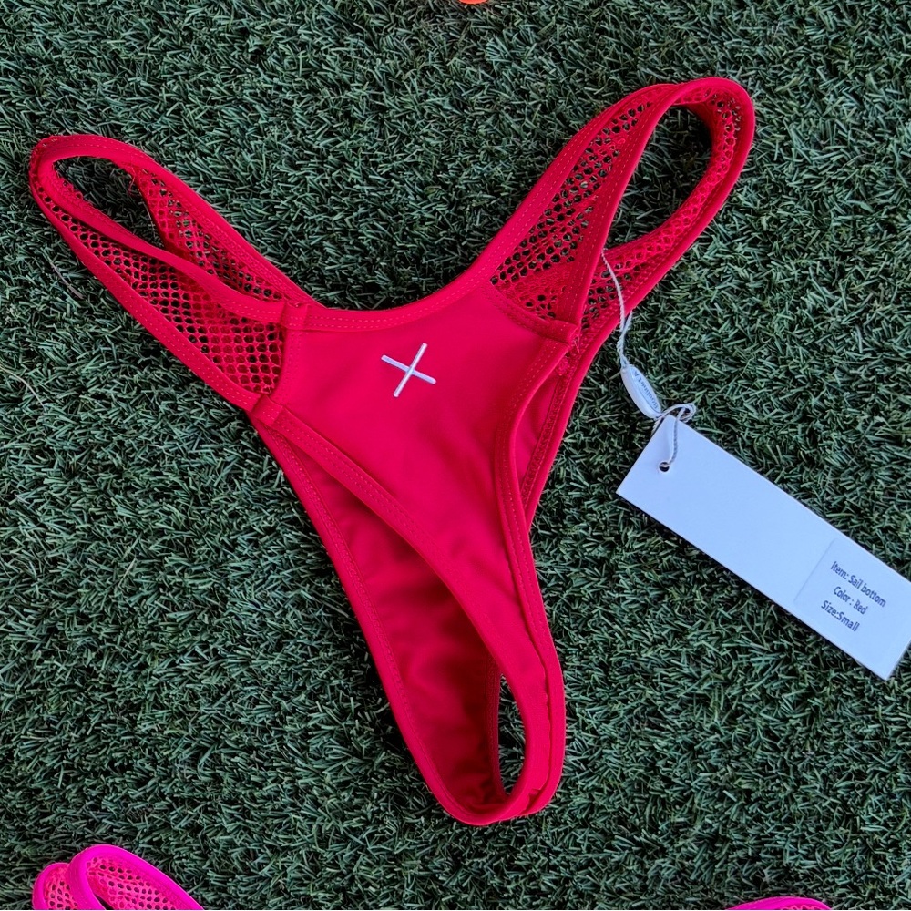 Boutine LA Red Bikini Bottom